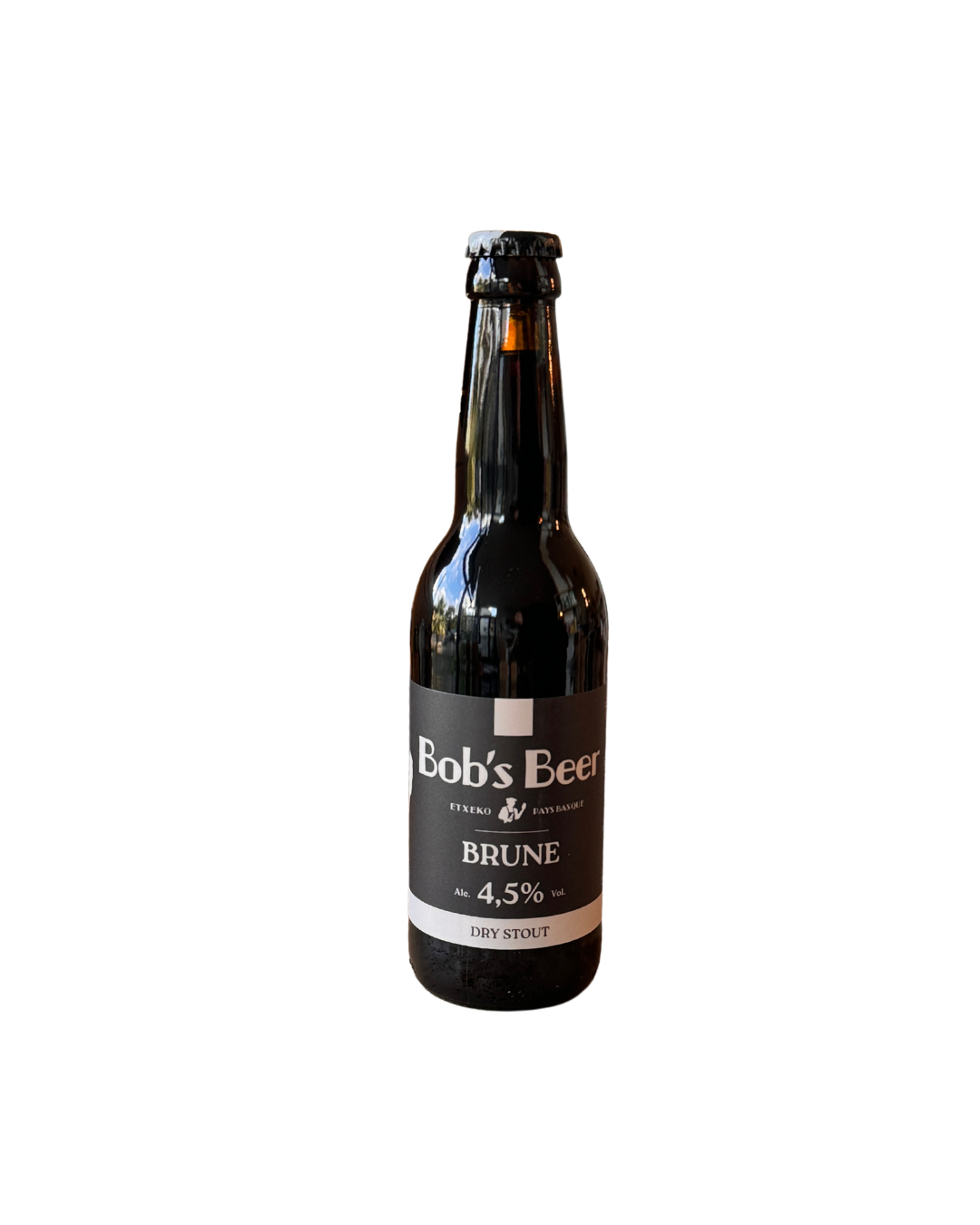 Bière Basque Brune - Stout 4.5% - 33cl