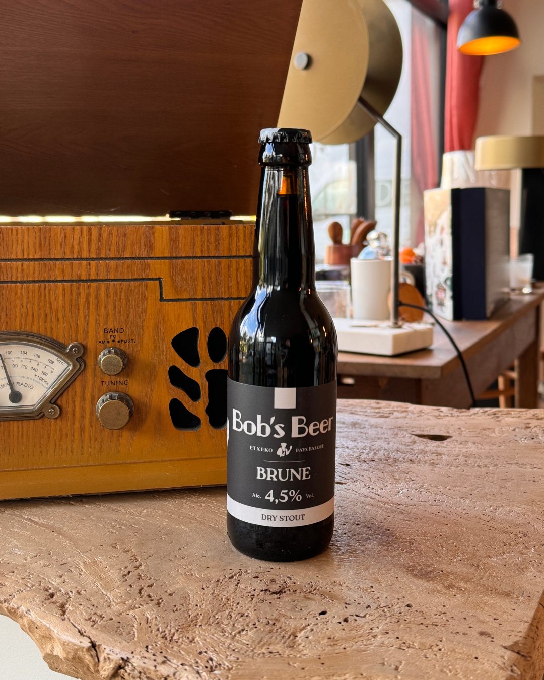 Bière Basque Brune - Stout 4.5% - 33cl