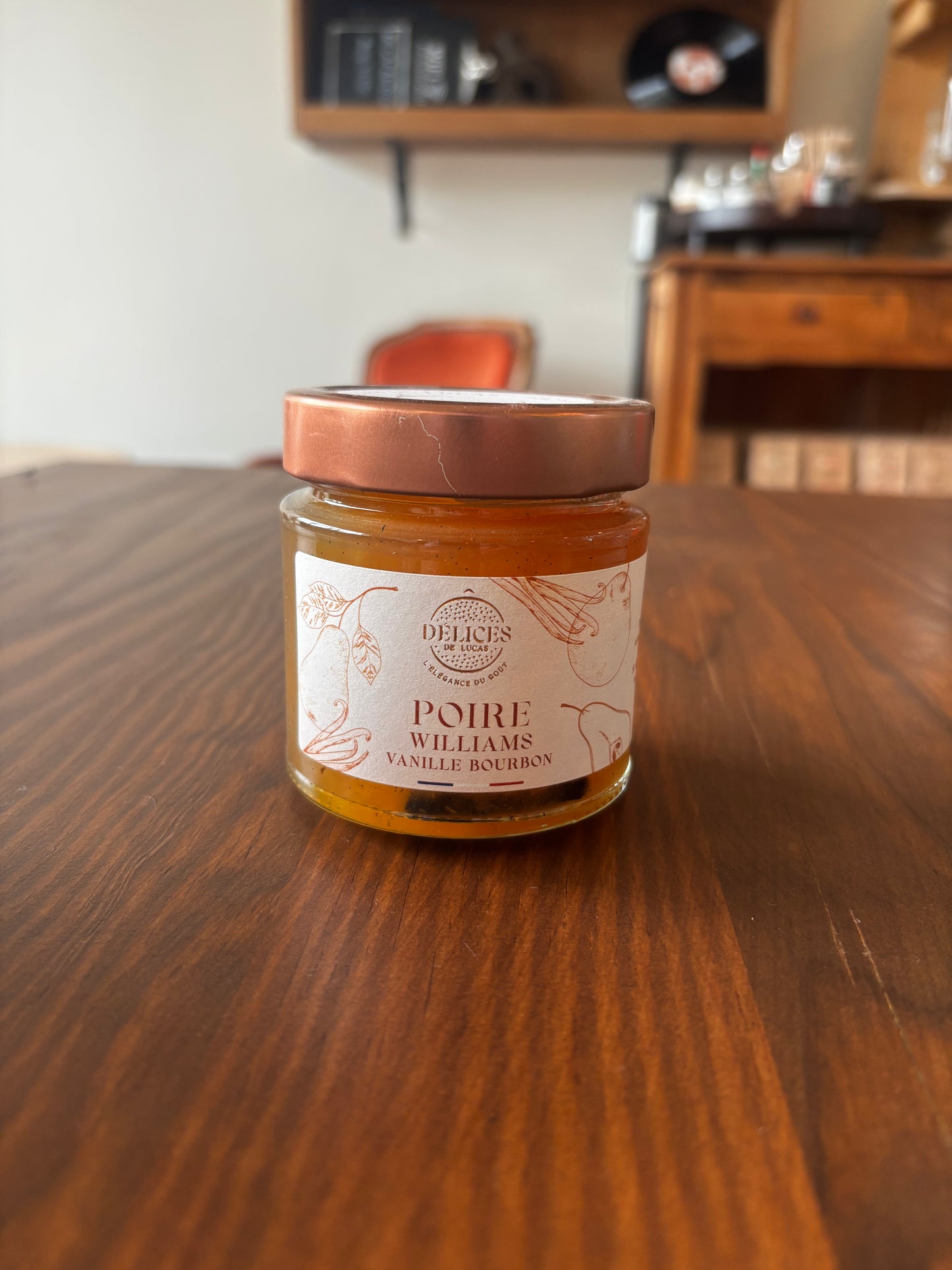 Confiture Poire, Vanille de Madagascar 230GR