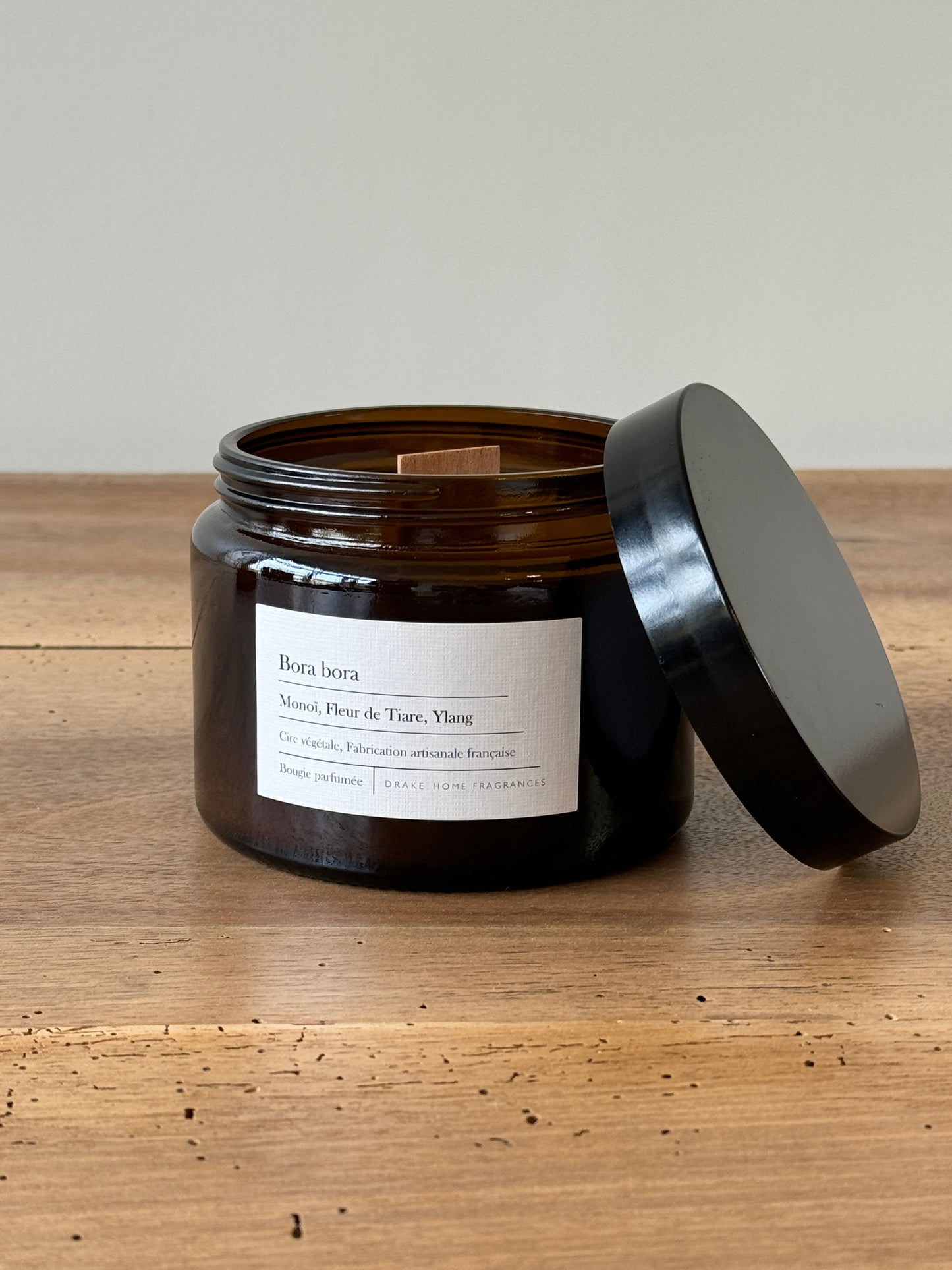 Bougie parfumée cire végétale XL – Bora Bora