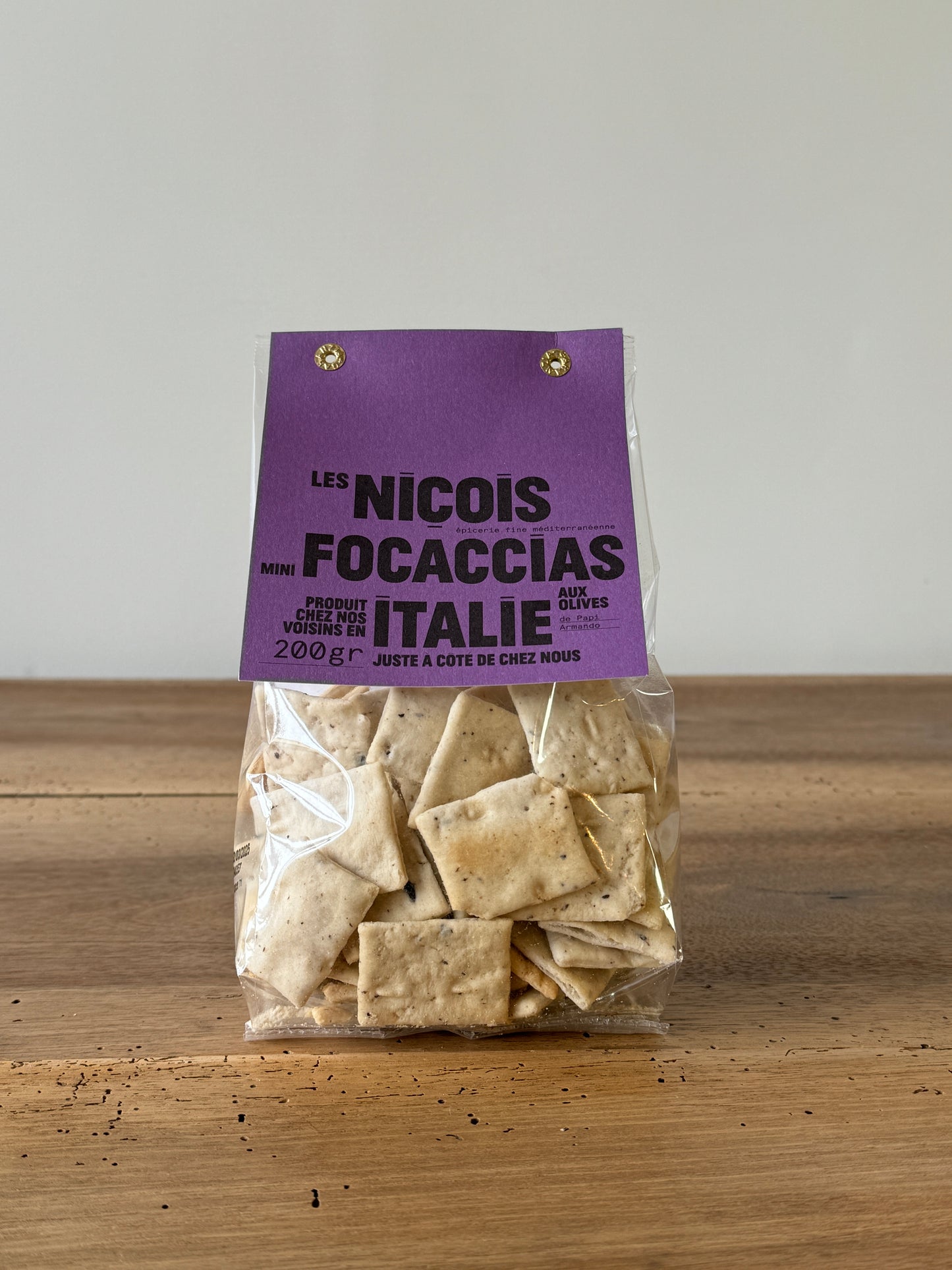 Mini-focaccias aux olives