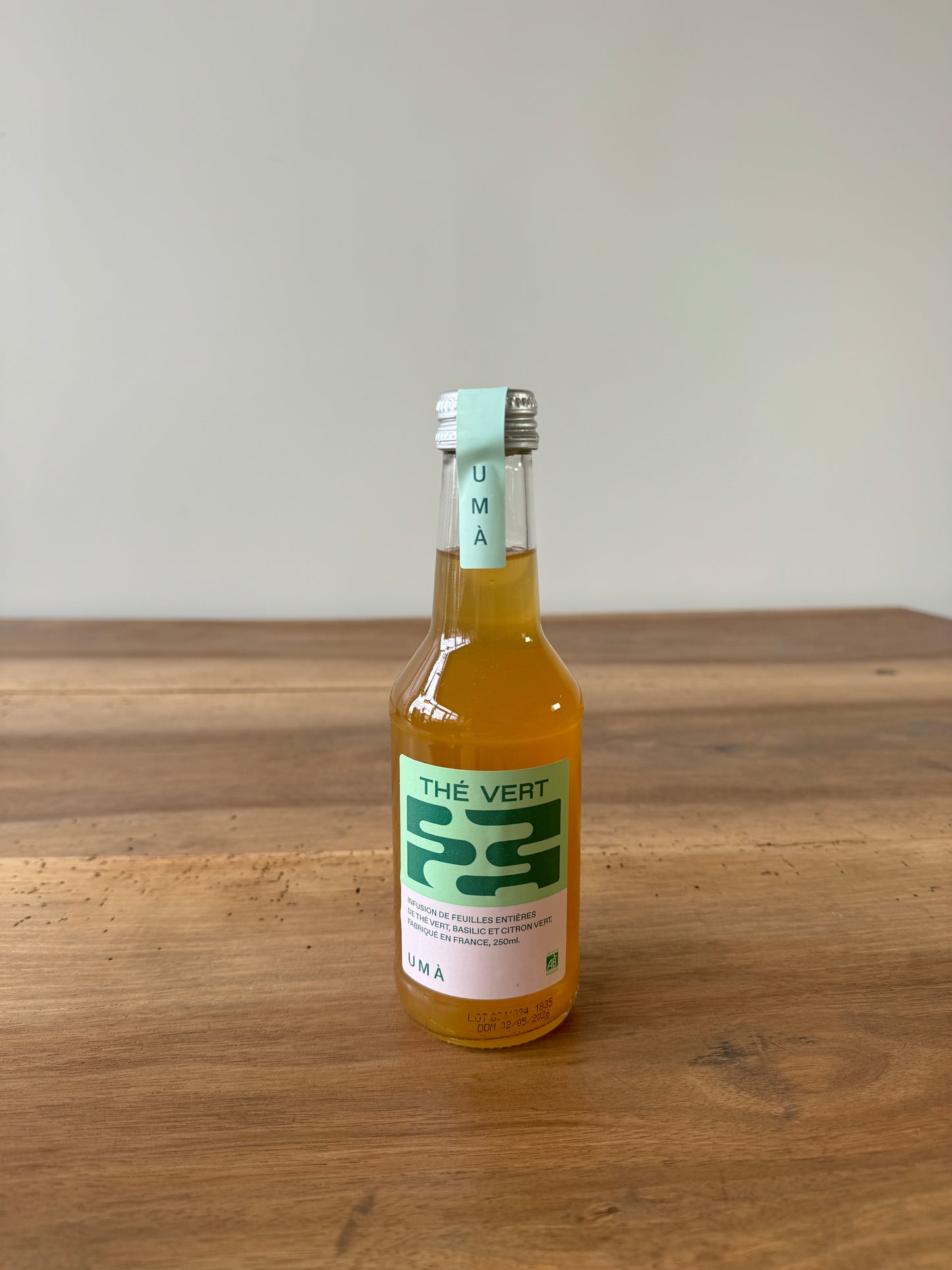 Thé vert, basilic, citron vert - ÙMA 25cl