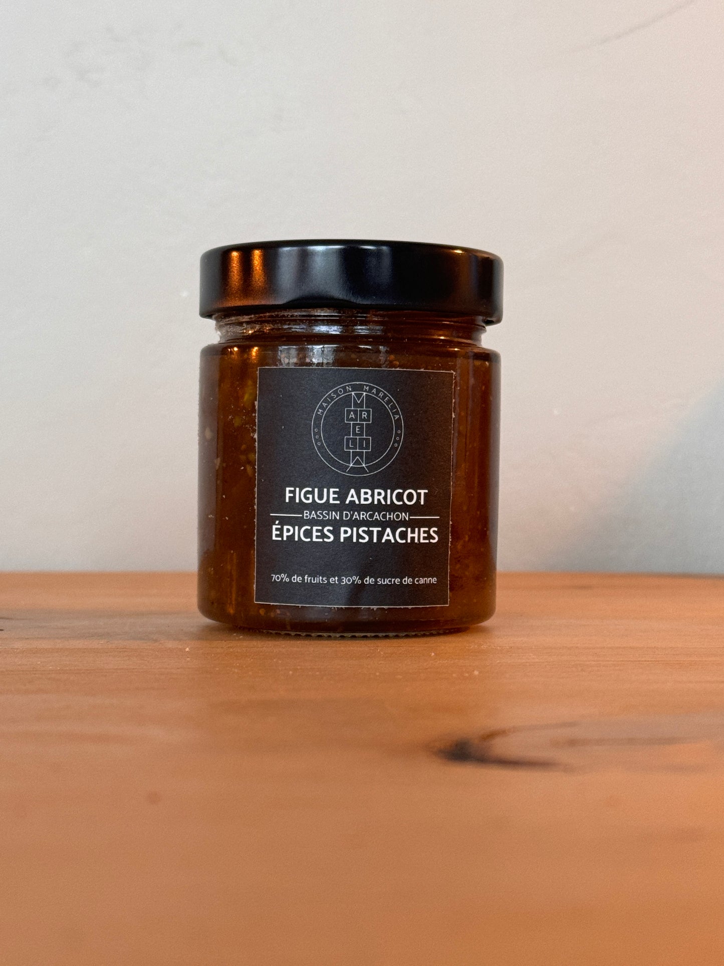 Confiture Figue Abricot aux épices & pistaches - 250g