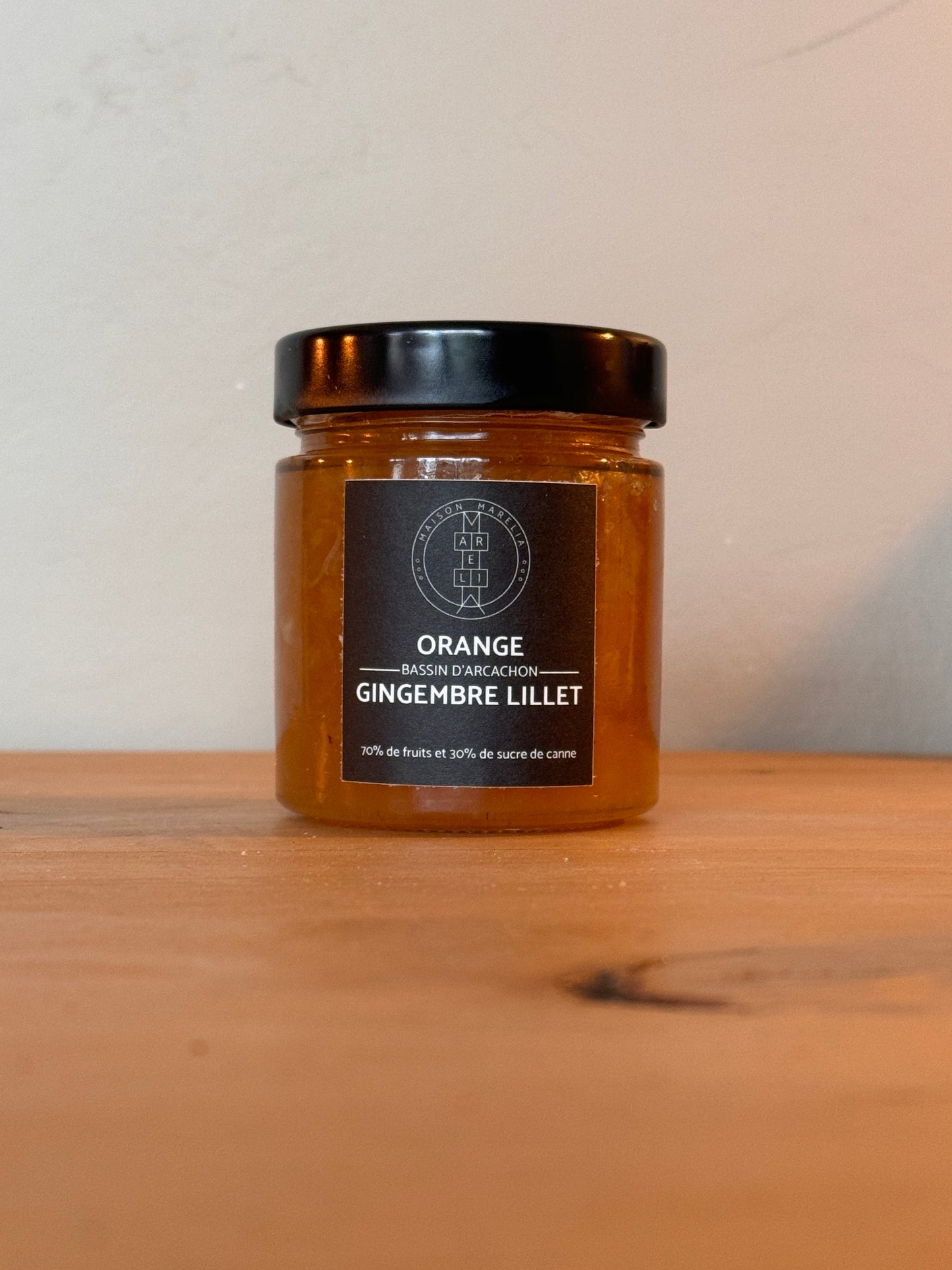 Confiture Orange gingembre Lillet - 250g