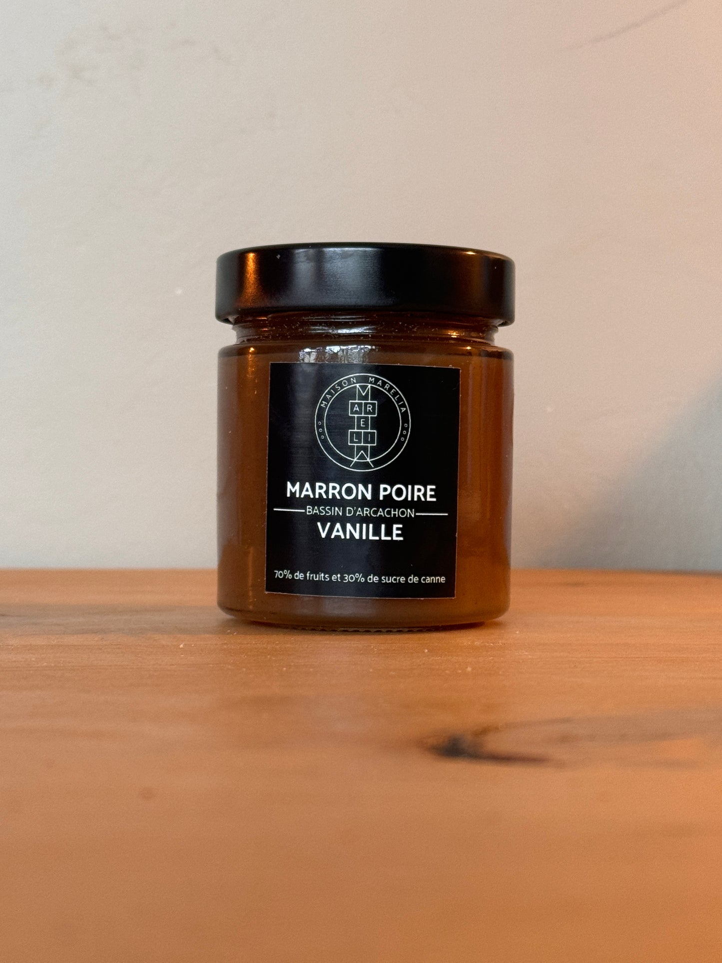 Confiture Marron Poire à la vanille - 250g