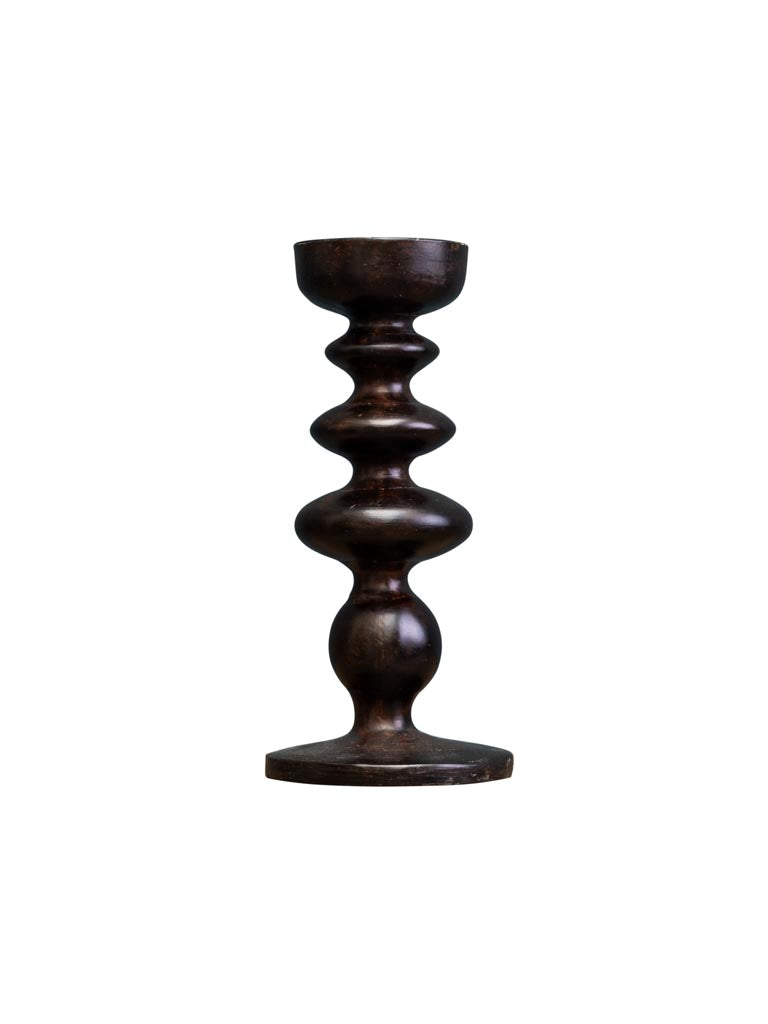 Bougeoir marron Truffaut 4 anneaux