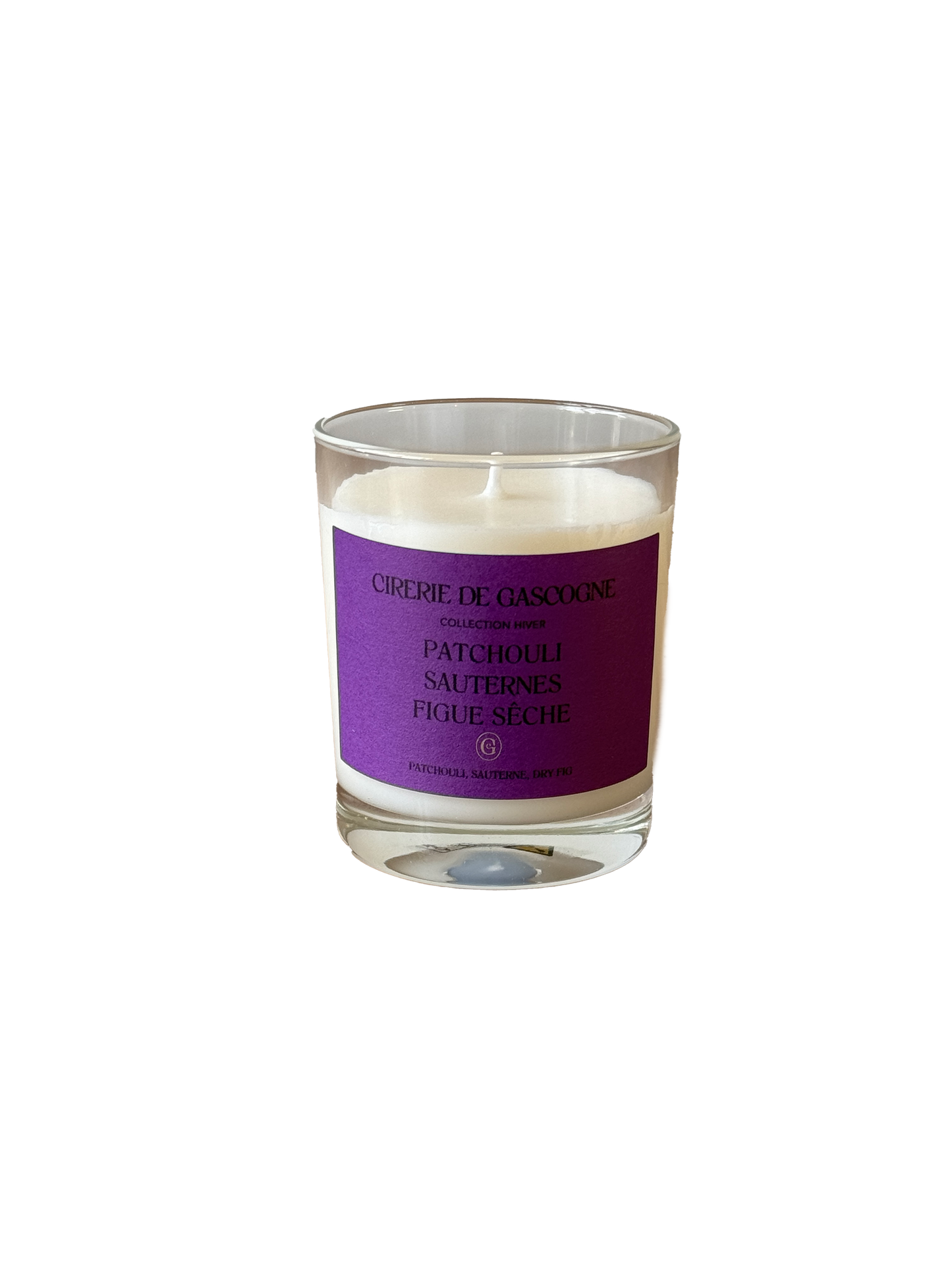 Bougie Parfumée senteur Patchouli - Sauternes - Figue Sèche
