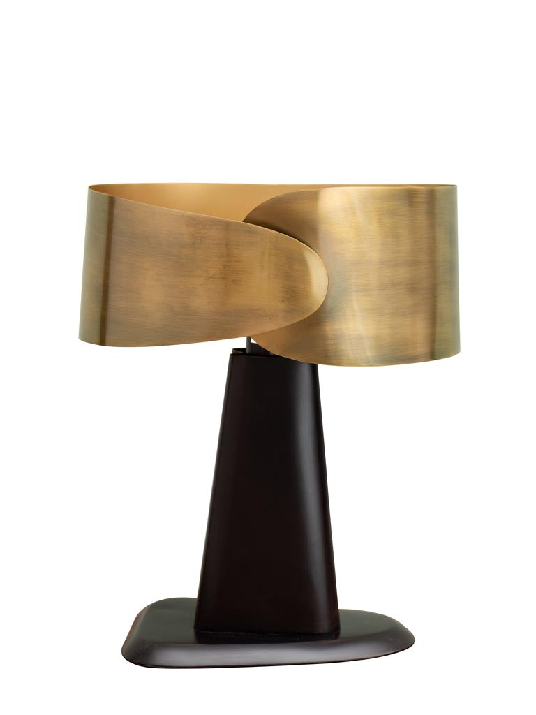 Lampe à poser dorée Belt