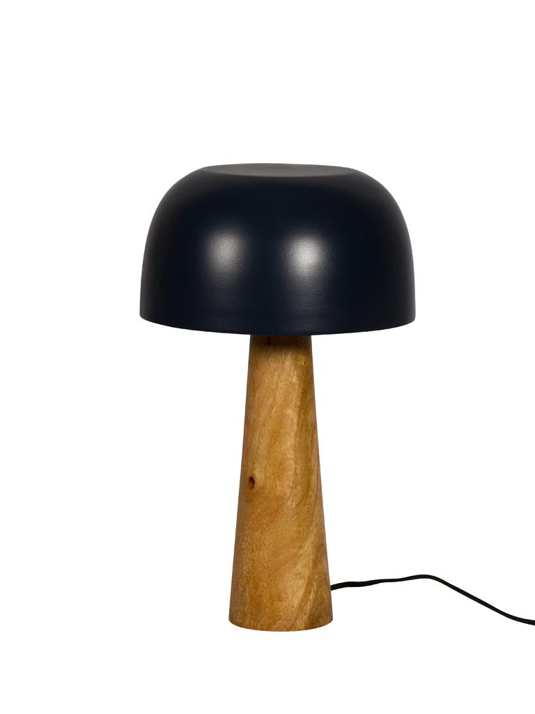 Lampe à poser et Champignon bleu