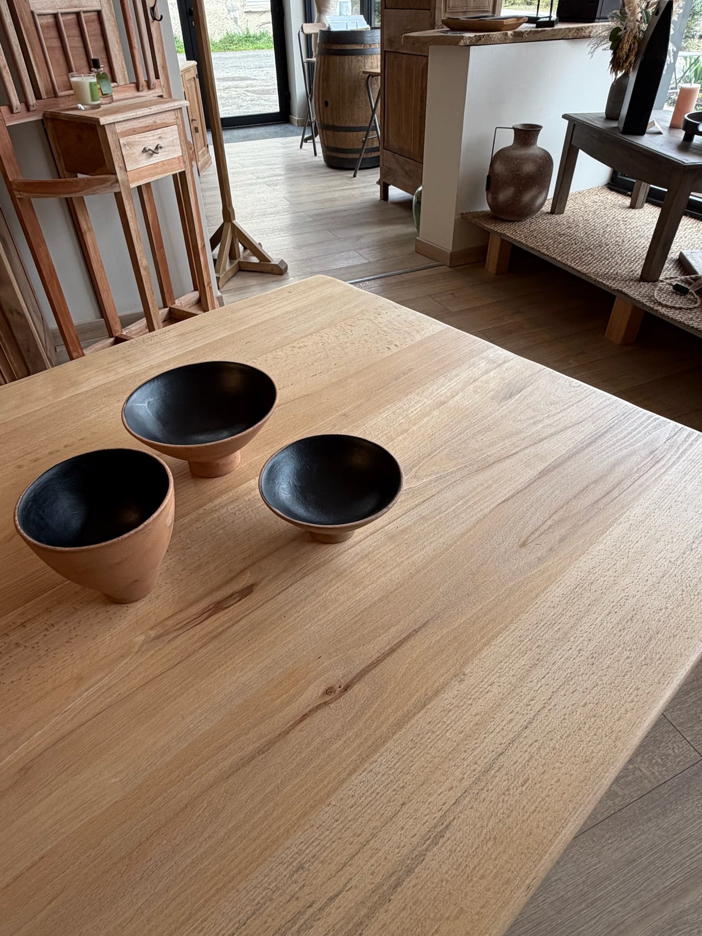 Table de ferme en bois massif « Honorine » (275)