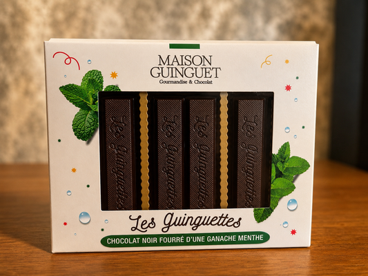 Les Guinguettes Chocolat Noir & Ganache Menthe