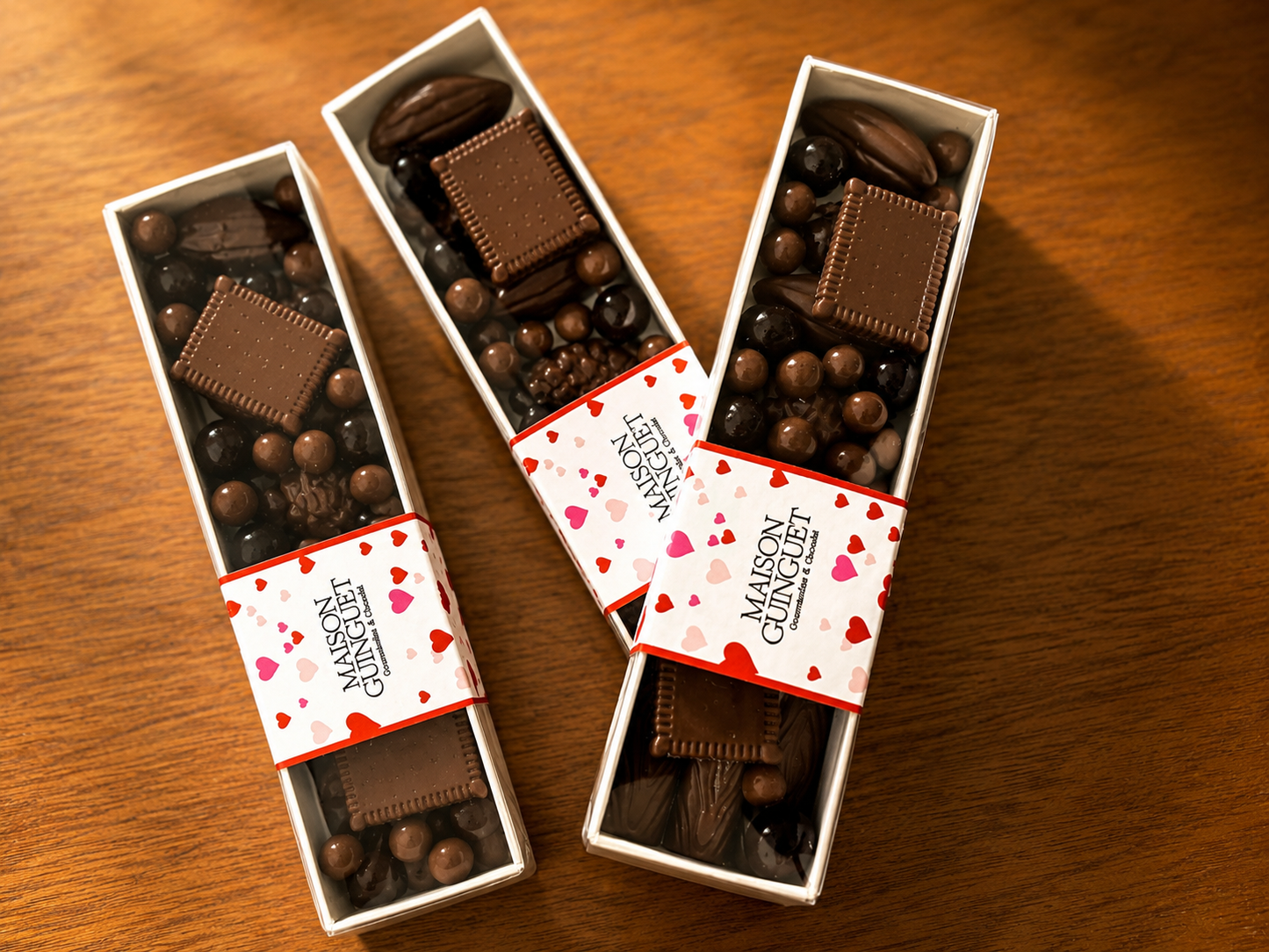Etui de chocolats fins