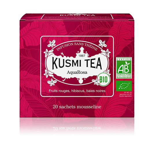 AquaRosa Bio - Etui 20 sachets mousseline - Kusmi Tea
