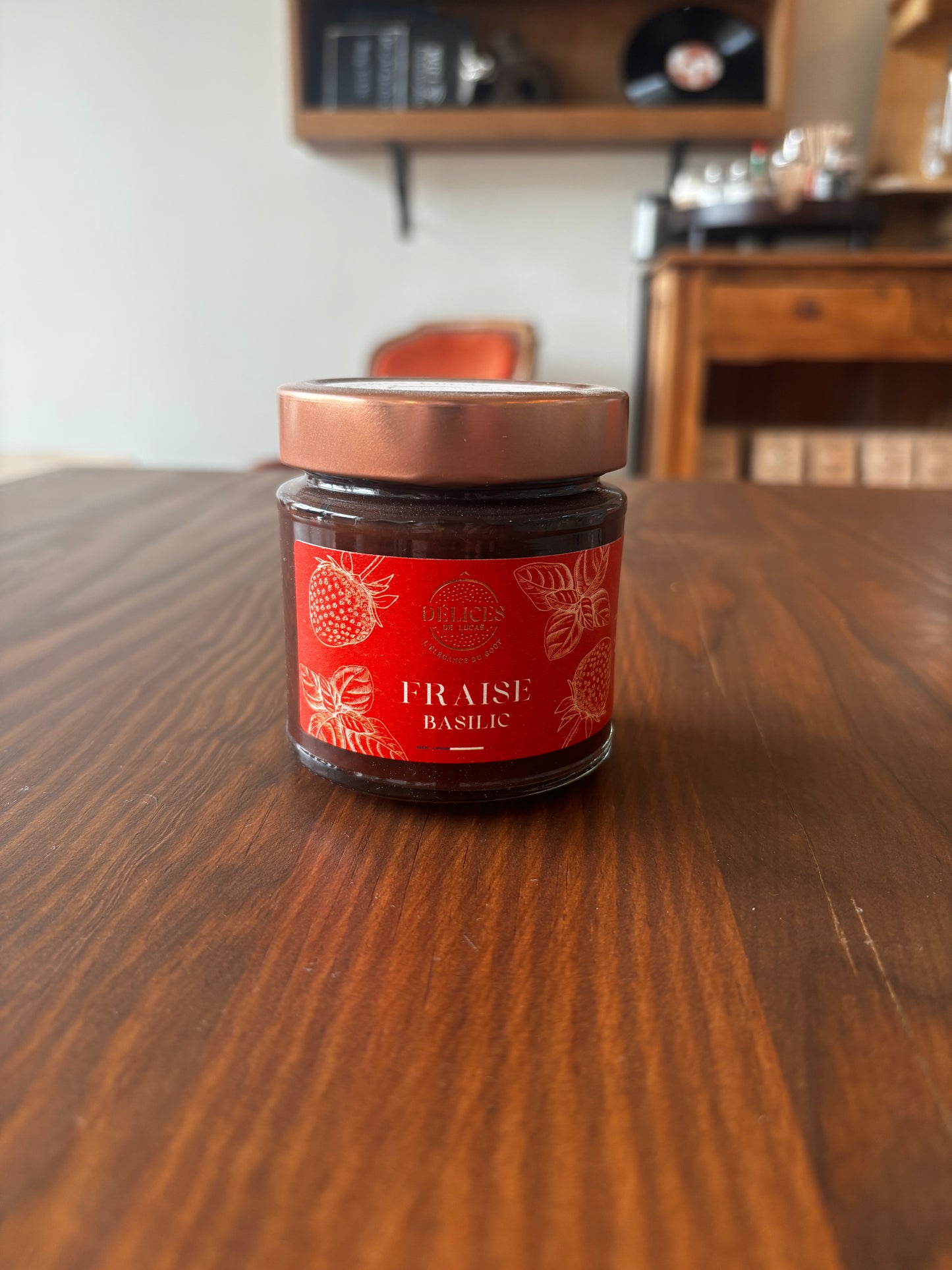 Confiture Fraise, Basilic 230GR