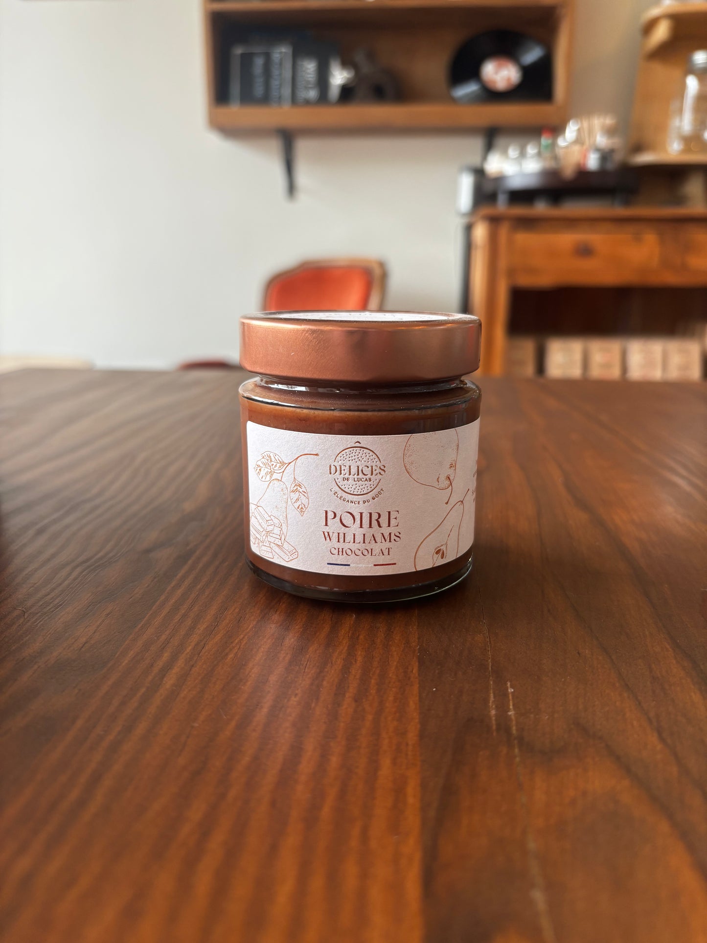 Confiture Poire, Chocolat 230GR