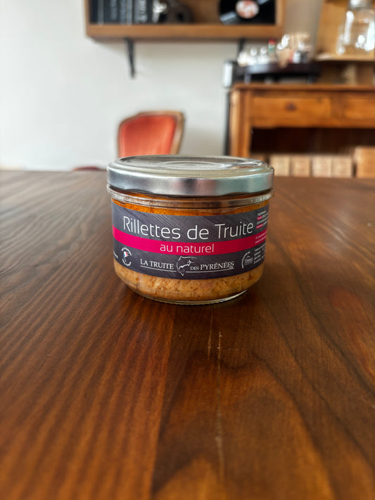 Rillettes de truite au naturel
