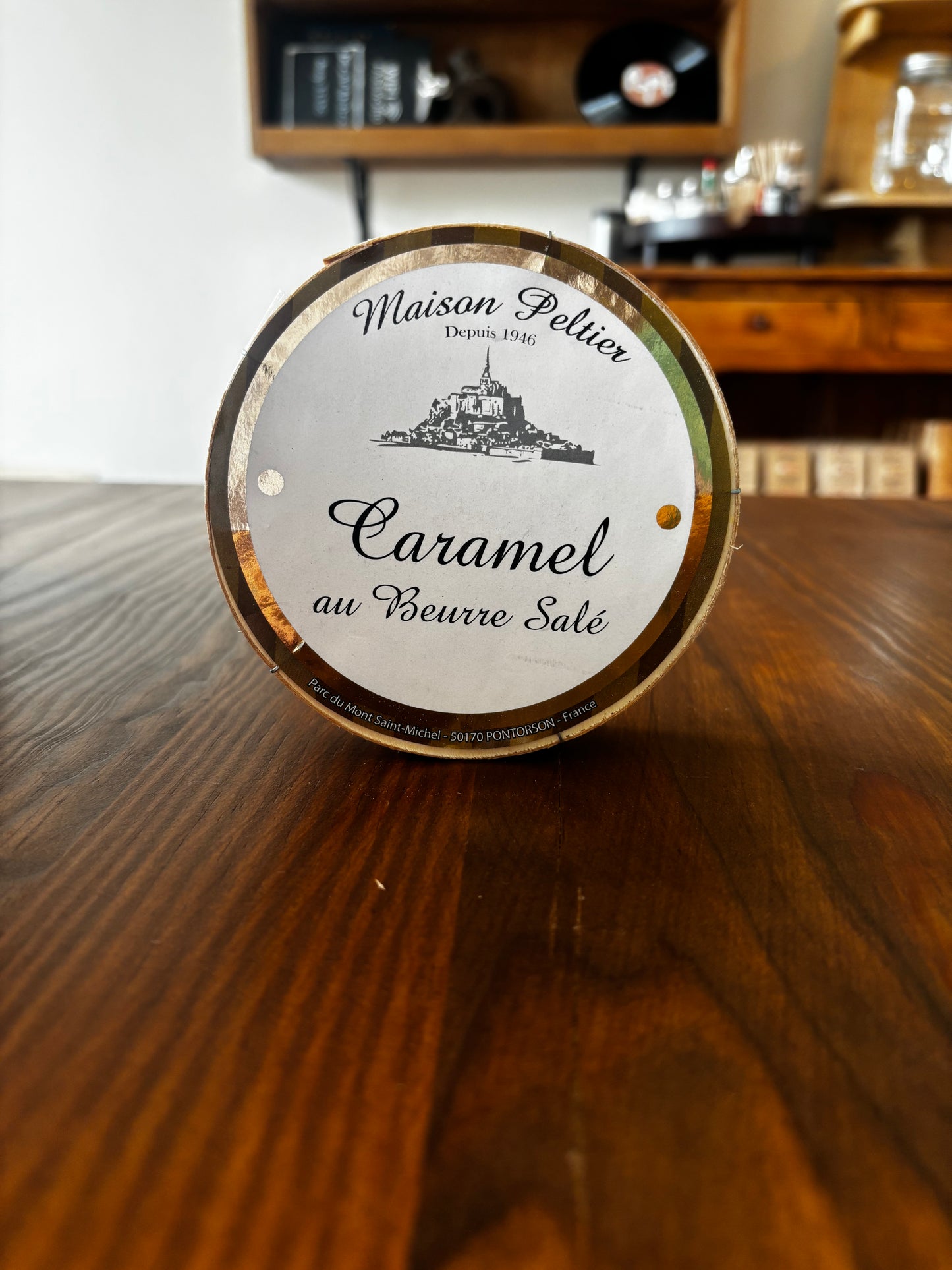 Maison Peltier Boîte Ronde Caramel au beurre salé 100G