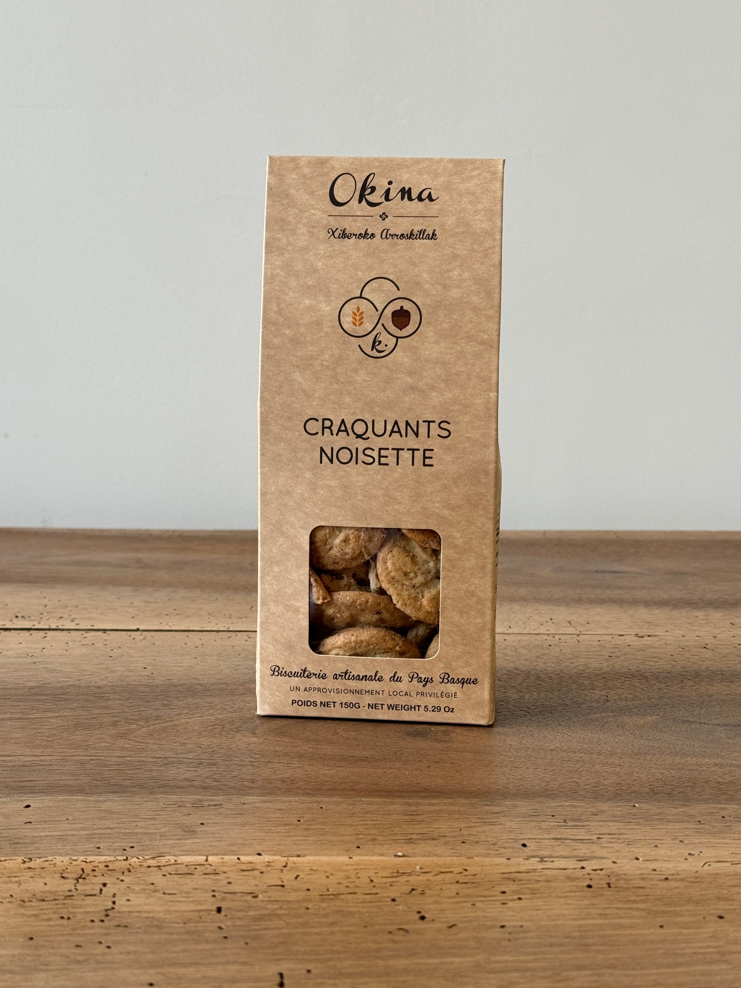 Biscuits Craquants aux Noisettes étui 150g