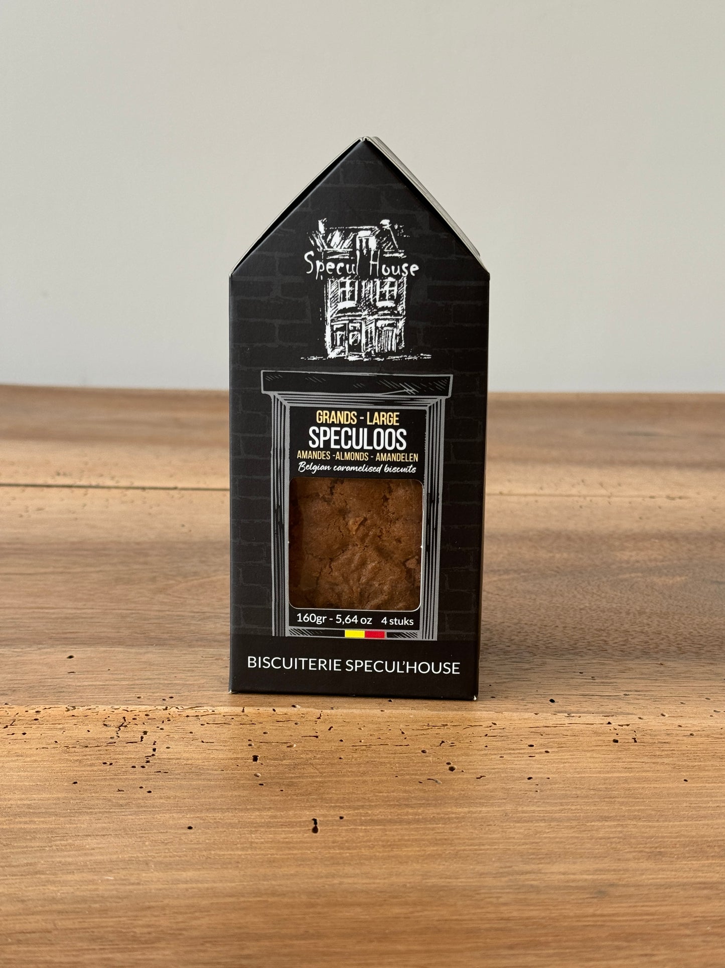 Spéculoos aux amandes - 4 grands speculoos - 160g