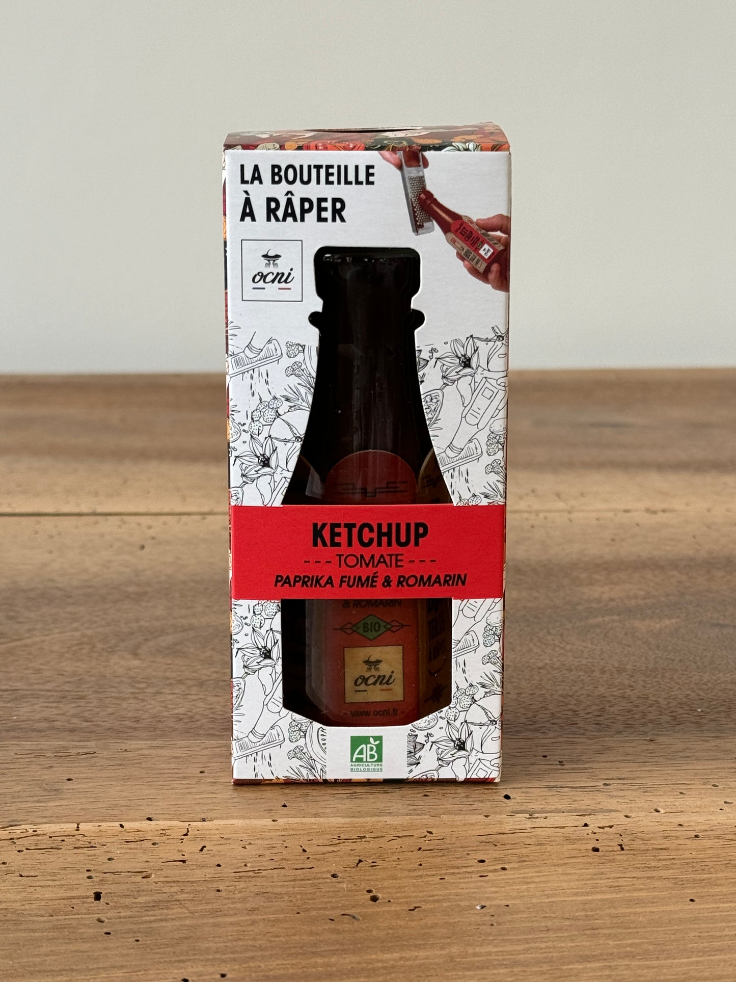 Bouteille à râper - Ketchup tomate, paprika fumé & romarin