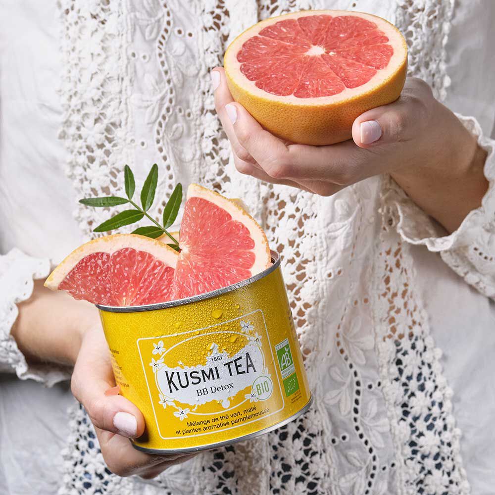 BB Detox Thé vert bio, maté bio, pamplemousse - Vrac 100g - Kusmi Tea
