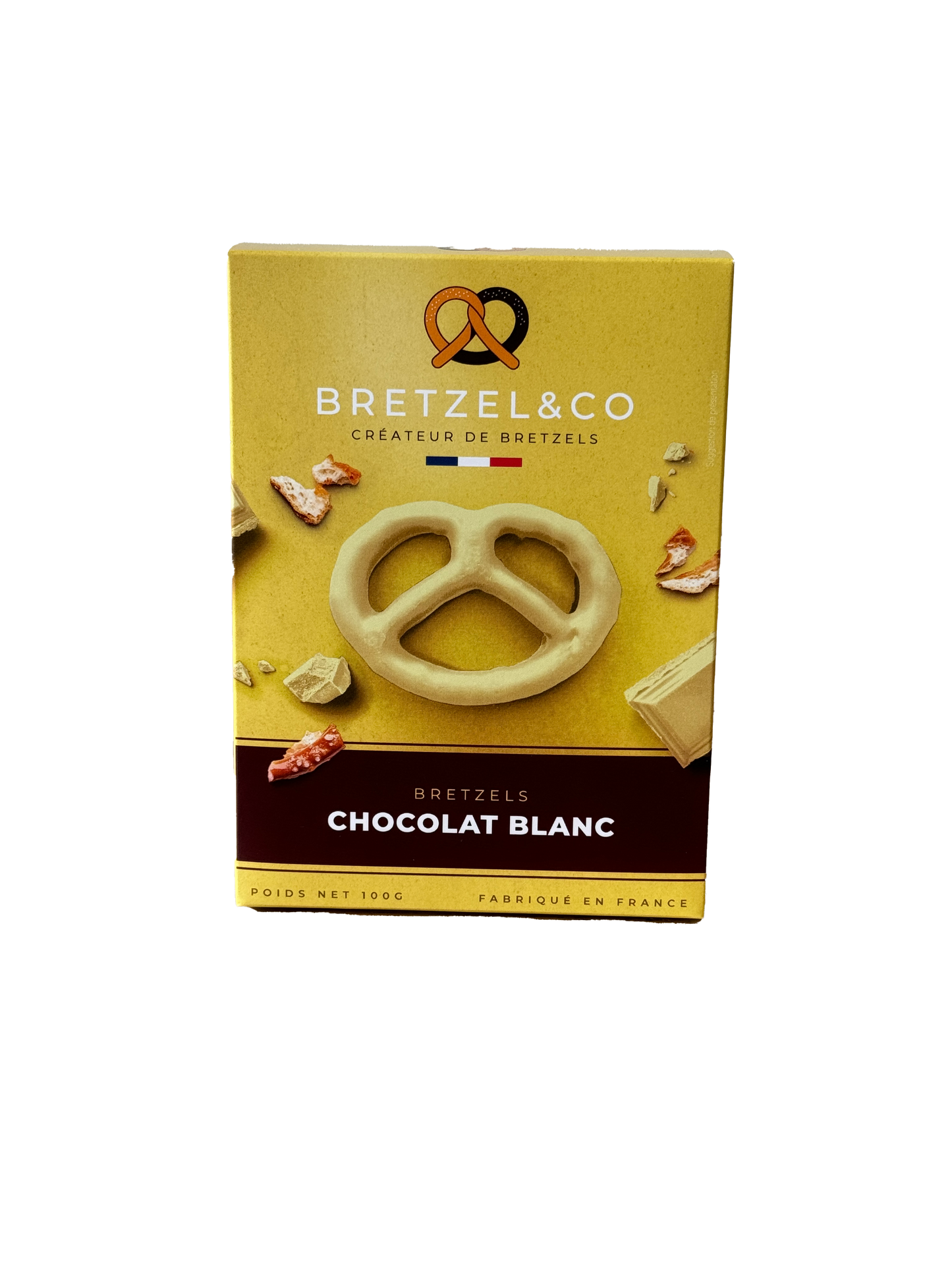 Bretzel chocolat blanc