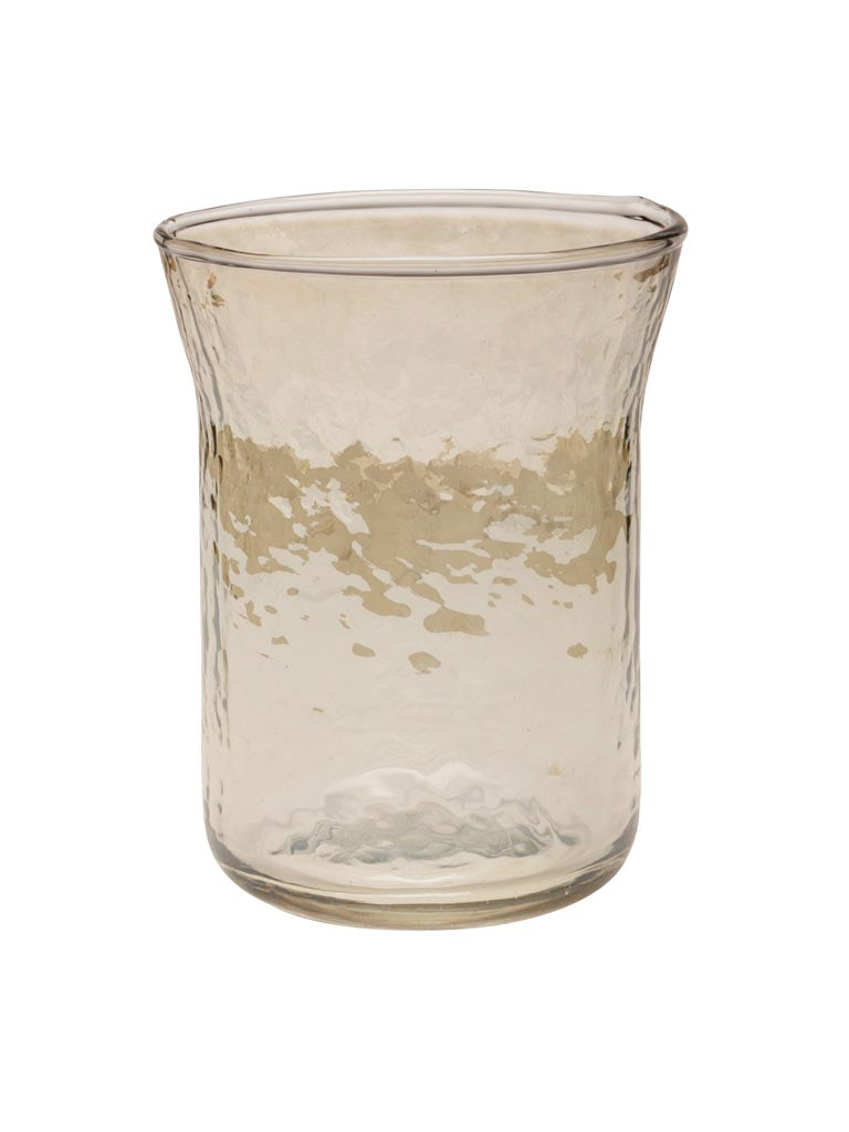 Verre martelé évasé Rivage