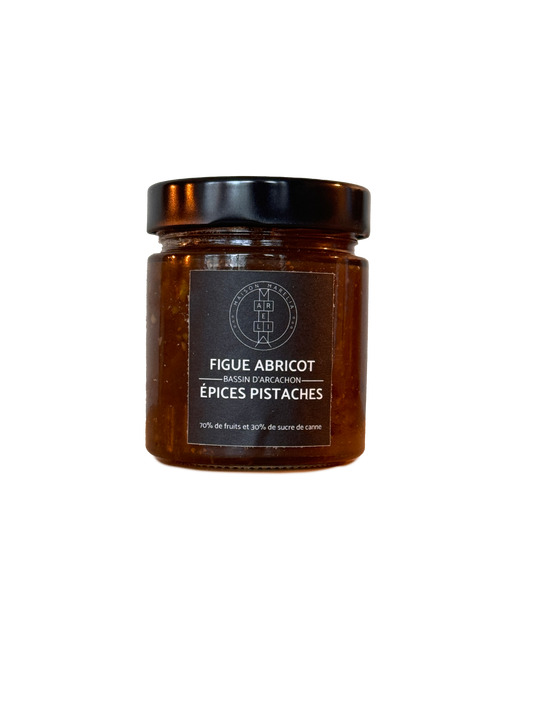 Confiture Figue Abricot aux épices & pistaches - 250g