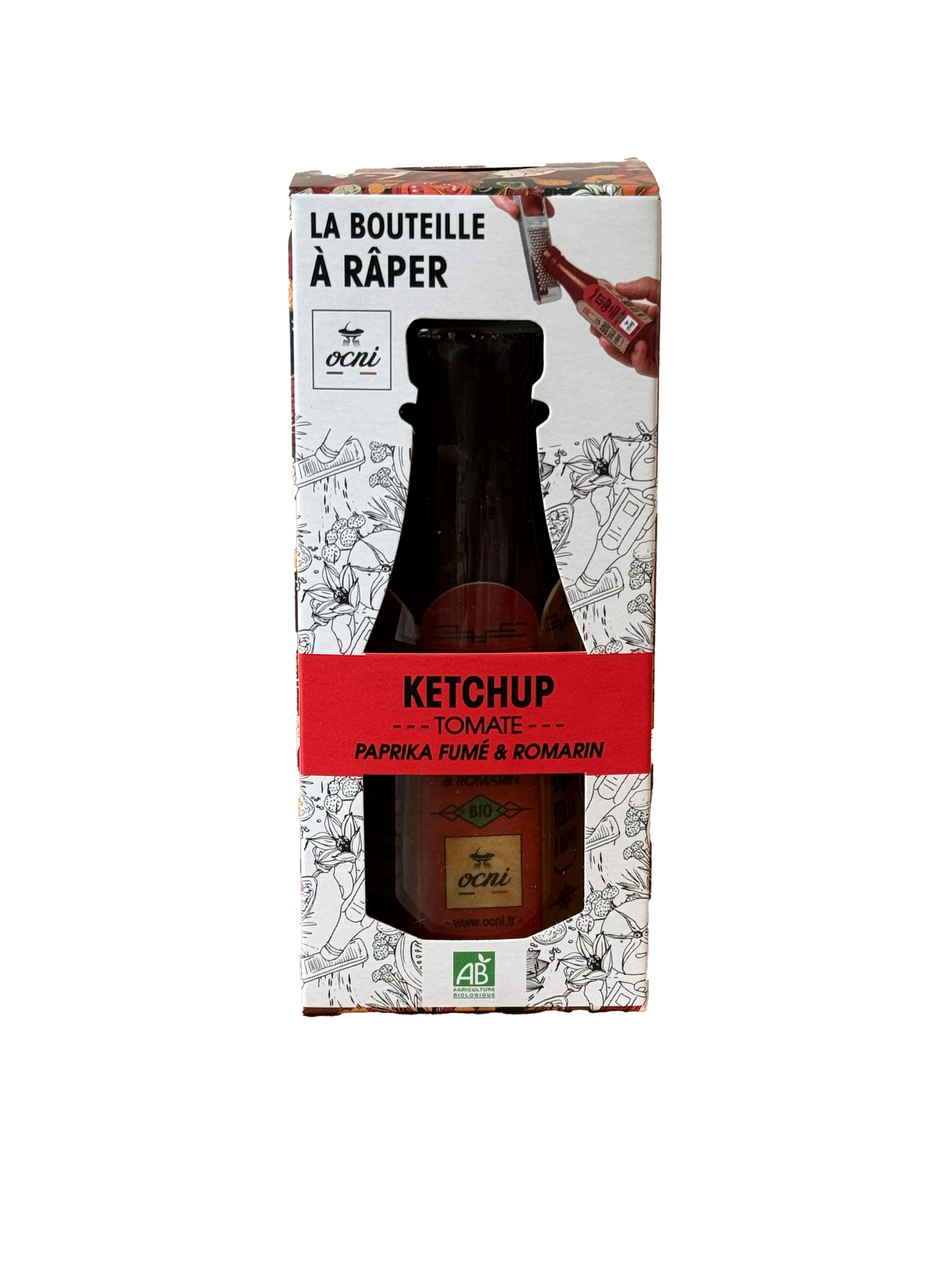 Bouteille à râper - Ketchup tomate, paprika fumé & romarin