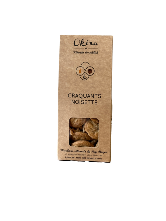 Biscuits Craquants aux Noisettes étui 150g